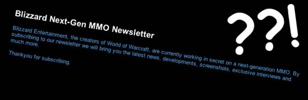 Fake Newsletter Blizzard