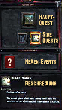 Quest-Fenster Diablo 3